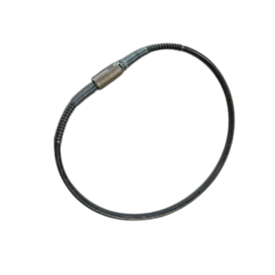 Hogedruk slang CO₂ | wartel: 21,4 x 14 M/FM recht - 300 bar | lengte: 1,20 mtr | kleur grijs