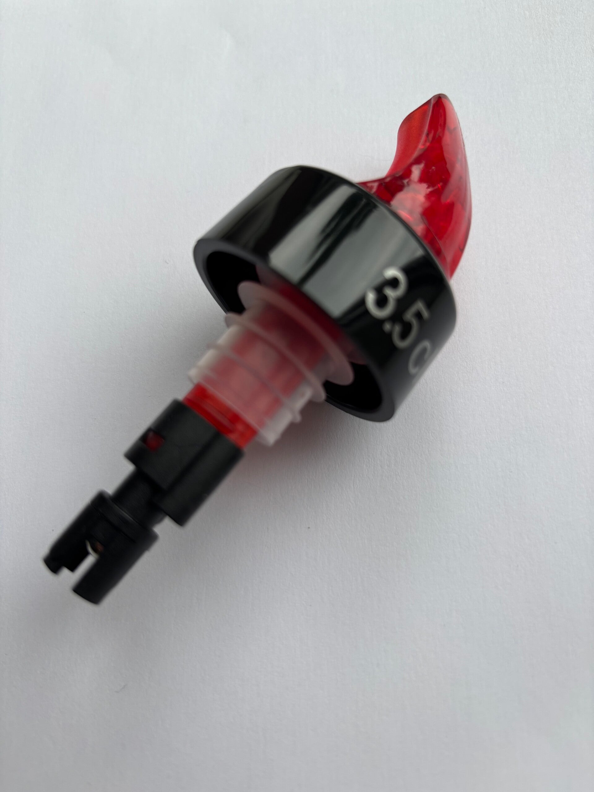 Kogelmaatschenker met kraag rood 3.5 CL