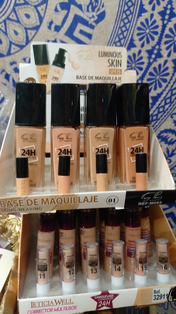 Lote de 2 Bases de Maquillaje