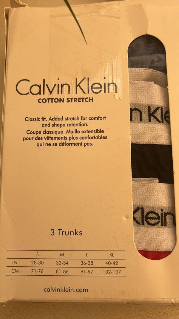 Paquete de calzoncillos calvin Klein