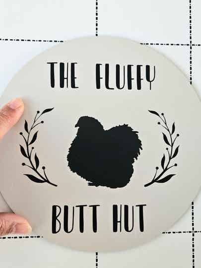 Kleine beschadiging Fluffy butt hut cochin