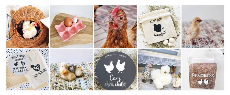 kippen van lin producten en foto's