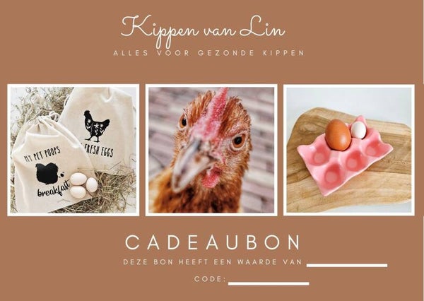 Cadeaubon Kippen van Lin