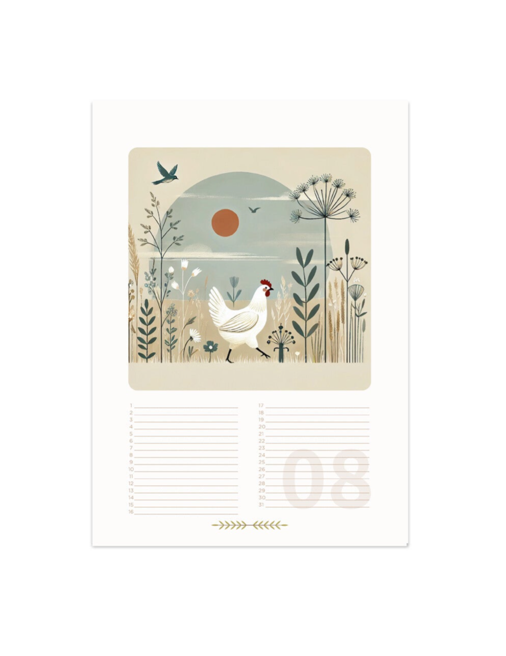 Kippen verjaardagskalender