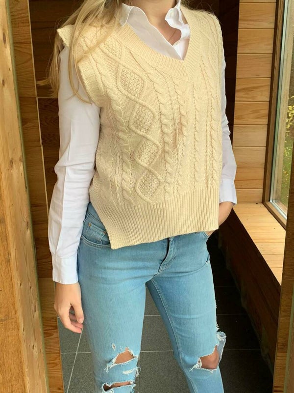 Debardeur Beige
