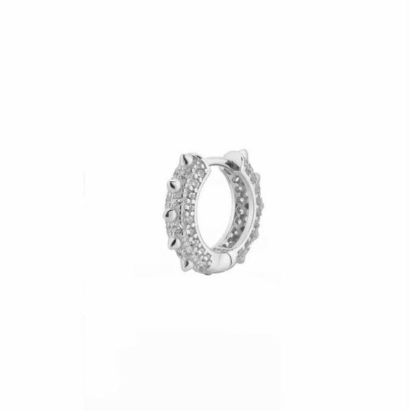 Stud Hoop Zilver