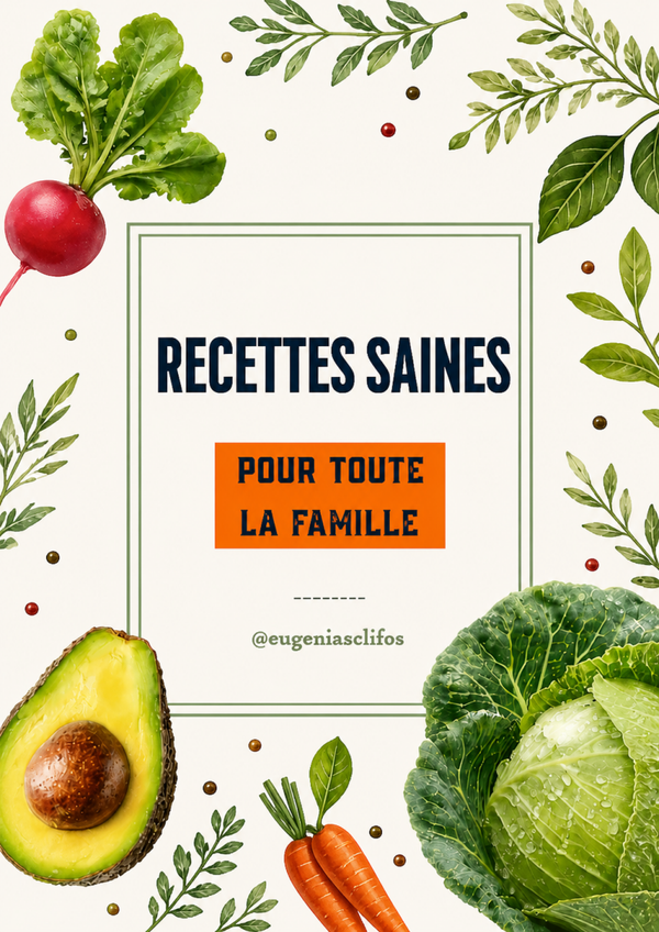Le livre – recettes saines pour toute la famille