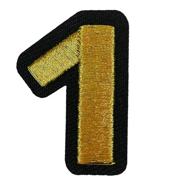 Oeteldonk embleem - Gouden cijfer 1