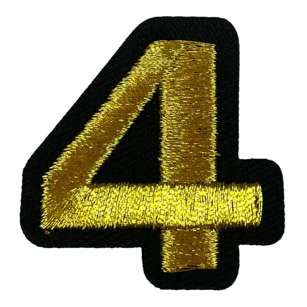 Oeteldonk embleem - Gouden cijfer 4