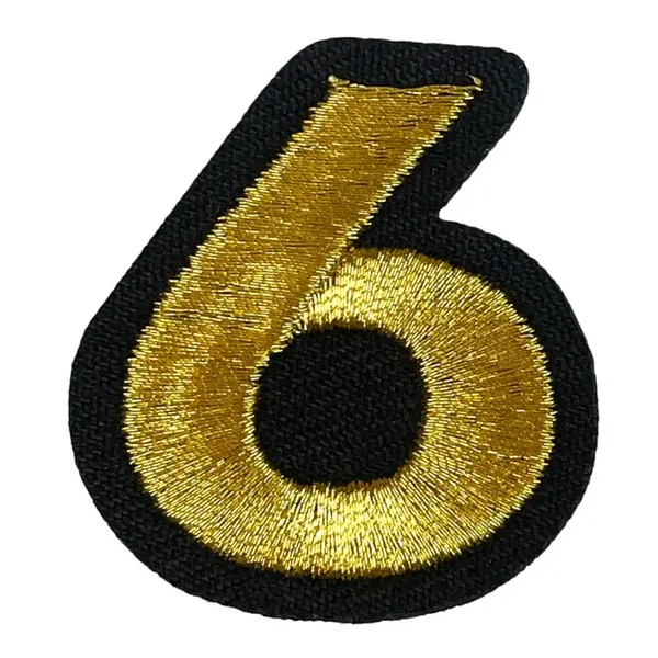 Oeteldonk embleem - Gouden cijfer 6