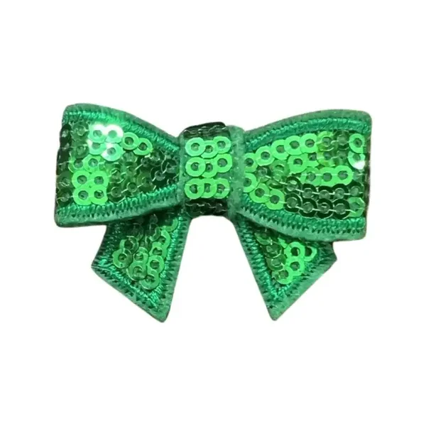 Strikje pailletten groen