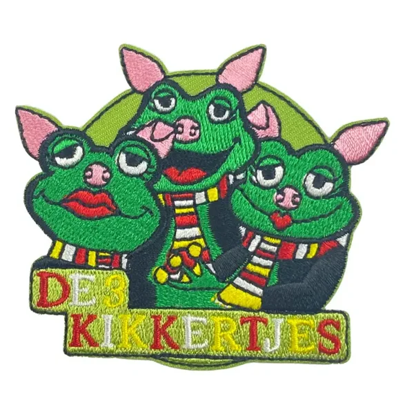 Oeteldonk embleem - De 3 kikkertjes DB146