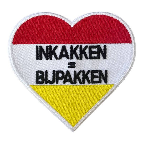 Oeteldonk embleem - Hart - Inkakken = bijpakken