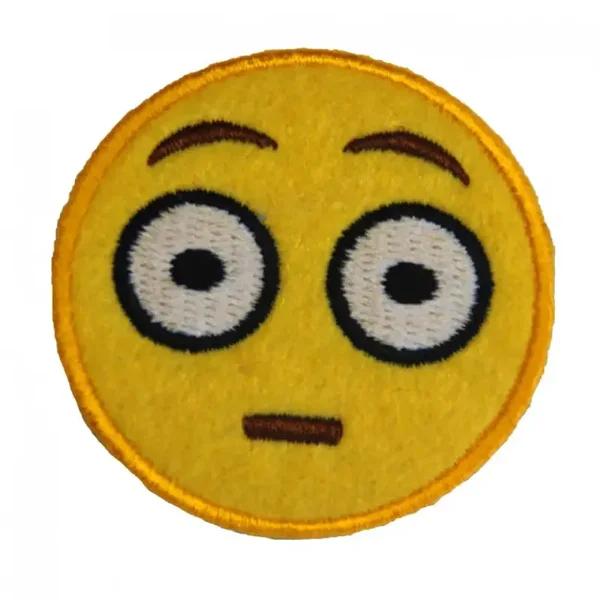 Emoji embleem - Verbaasd Gezicht
