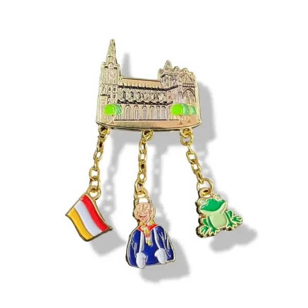 Pin Sint Jan met 3 bedels