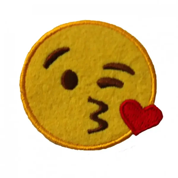 Emoji embleem - Kusje DB126