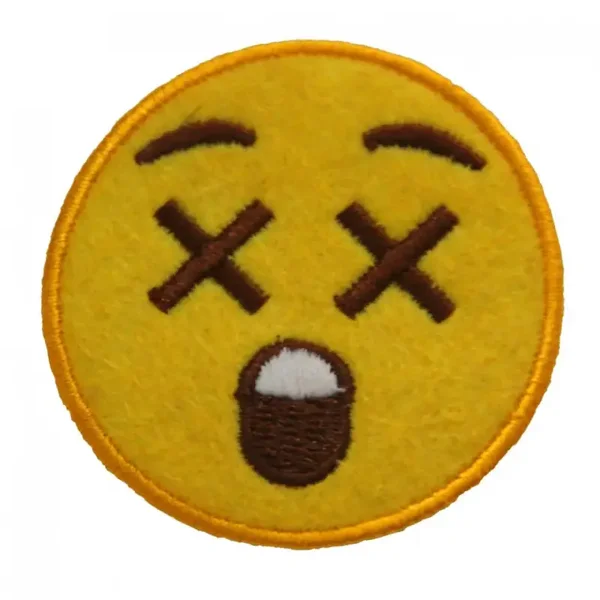 Emoji embleem - Geschrokken gezicht