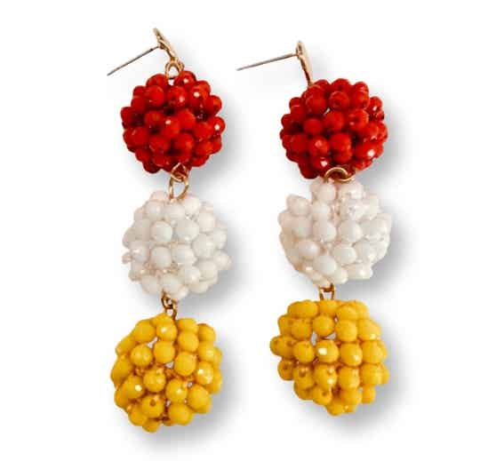 Oorbellen Oetelonk 3 x ballen.