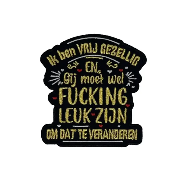 Ik ben VRIJ GEZELLIG