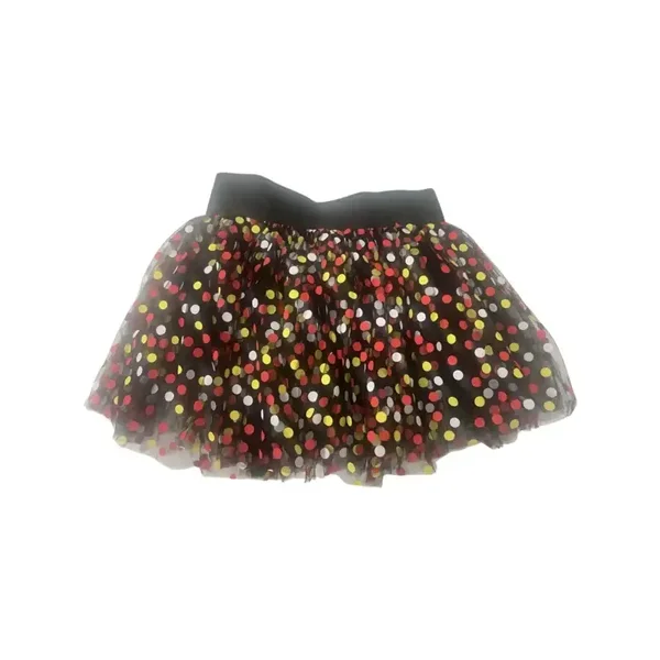 Petticoat rood/wit/gele stip volwassenen