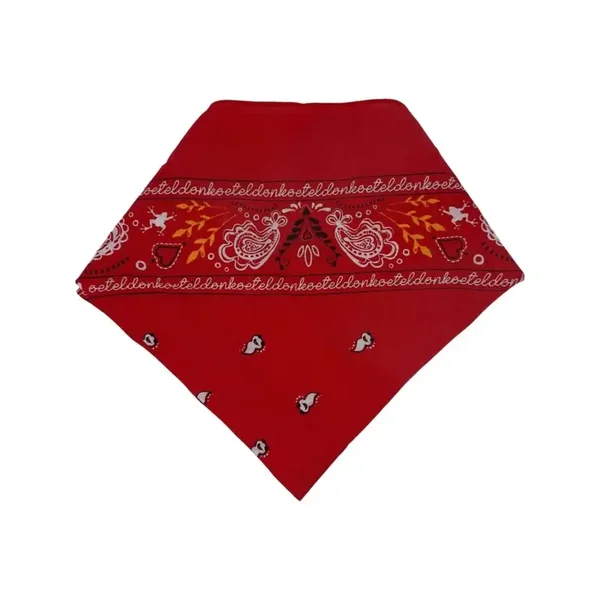 Oeteldonkse boerenzakdoek met kwakbollekes van Mèskes