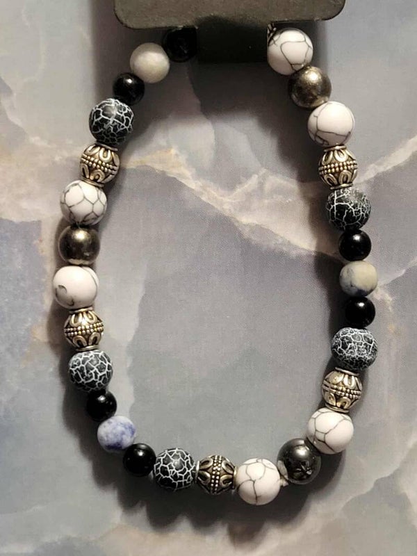 black to white bracelet
