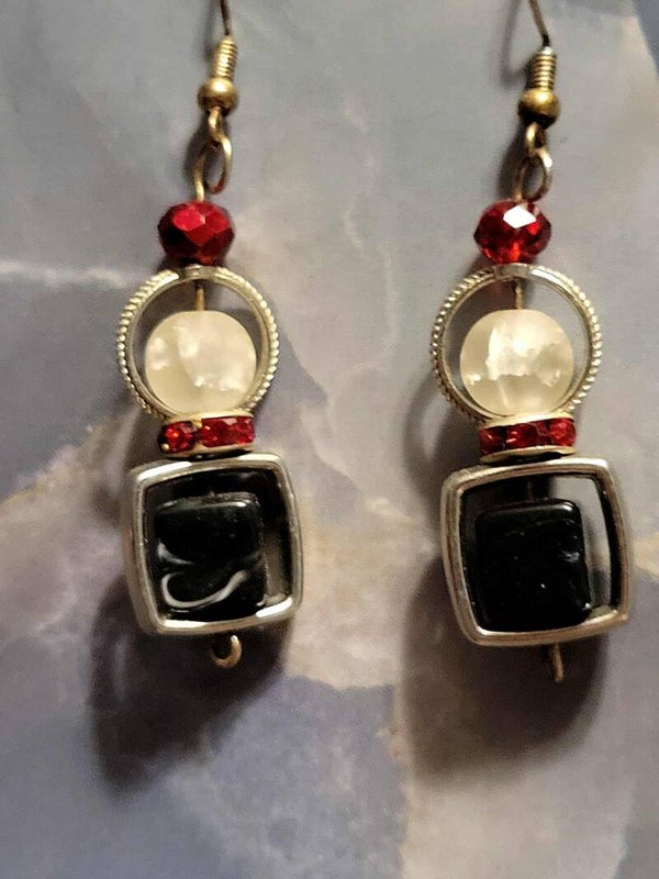 red and black