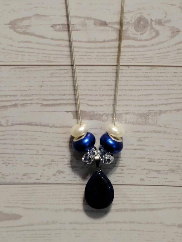 Blue and Black necklace