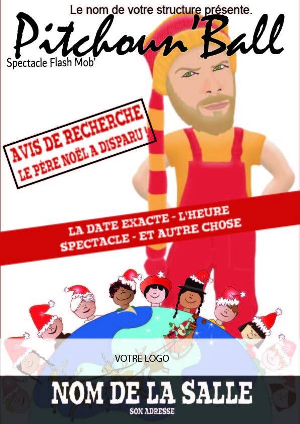 Avis de Recherche Le Père Noël à Disparu (Version Arbre de Noël)