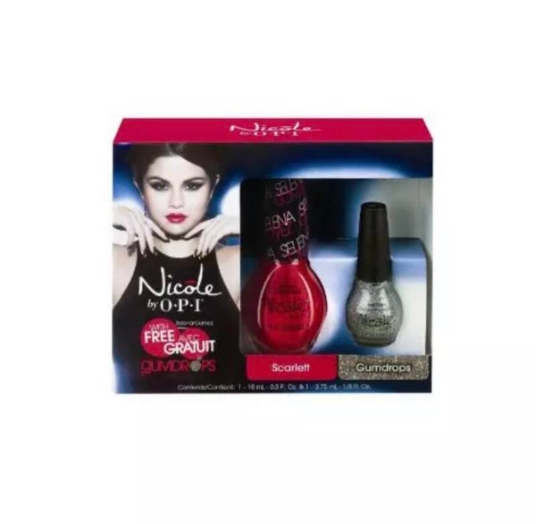OPI Nicole by OPI Selena Gomez Scarlett Nail Lacquer with Mini Silver Gumdrops