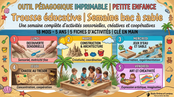Trousse éducative Semaine Bac à Sable