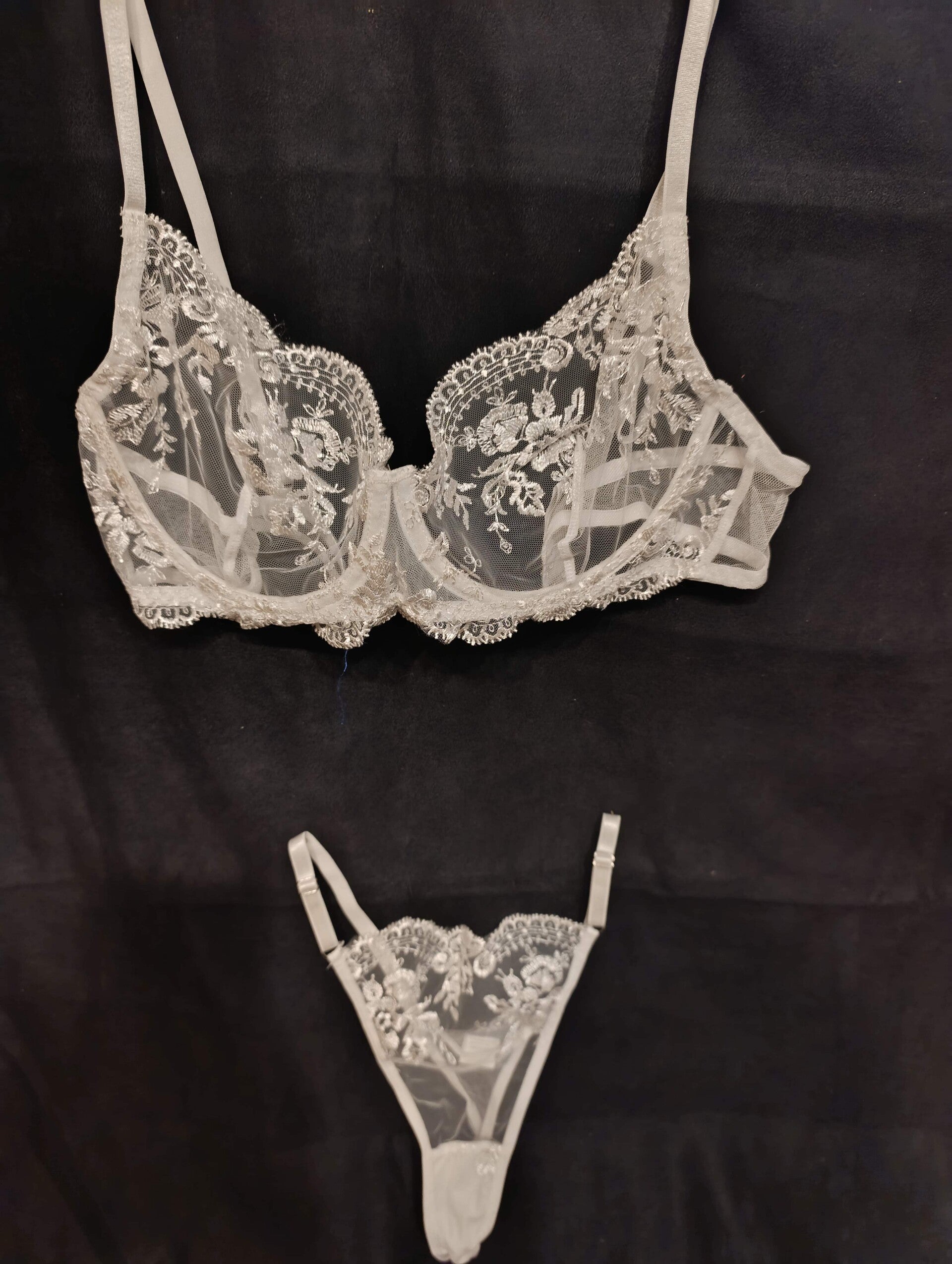 ensemble dentelle blanc