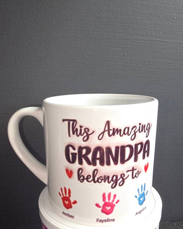 Een mok voor opa. Amazing grandpa.