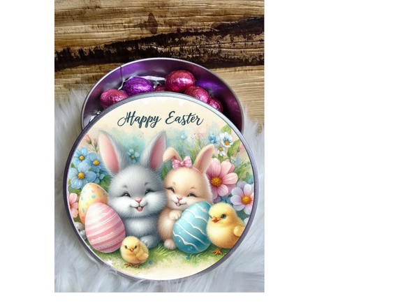 Vrolijke Paas Snoeptrommel.