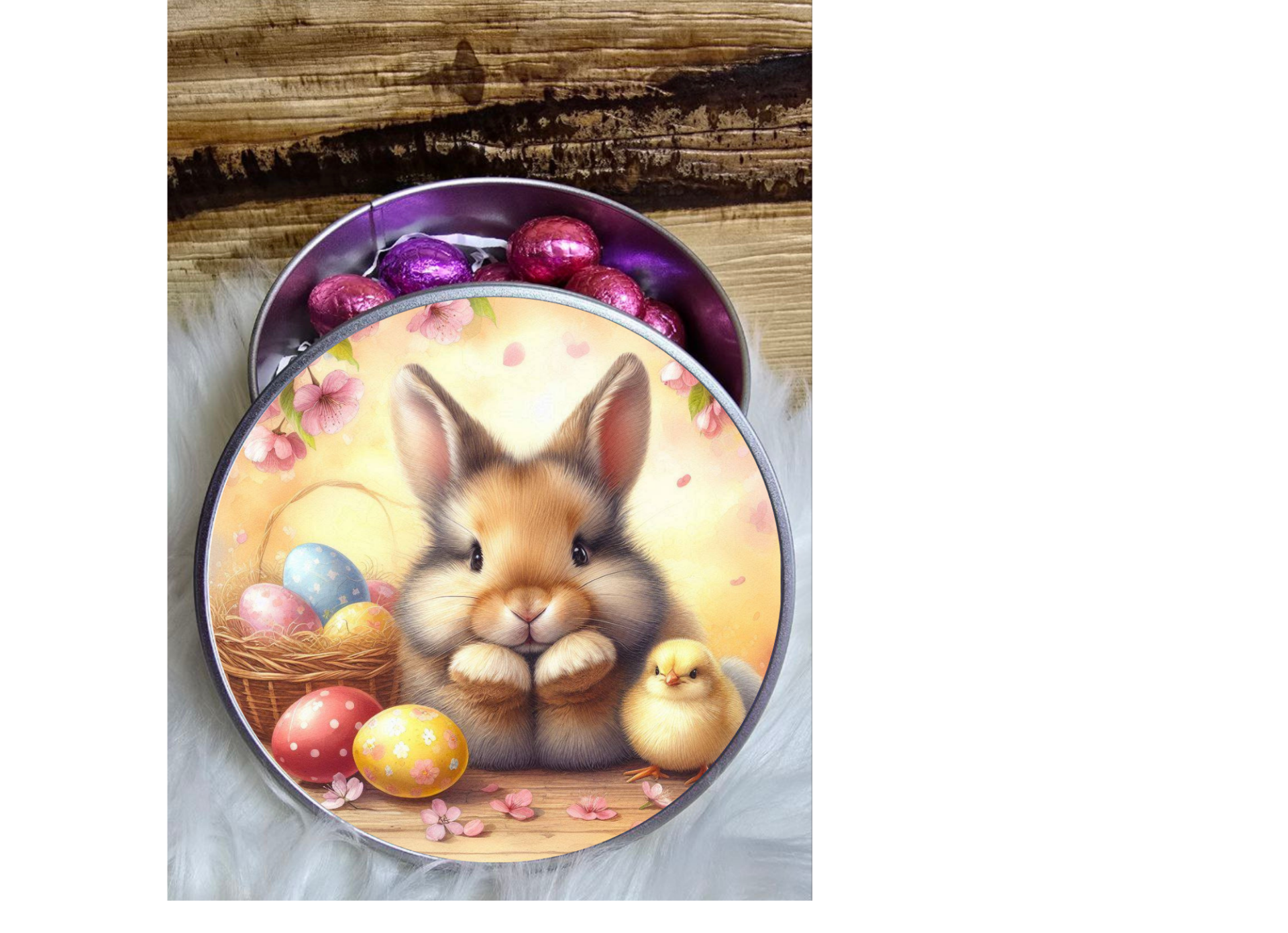 Vrolijke Paas snoeptrommel