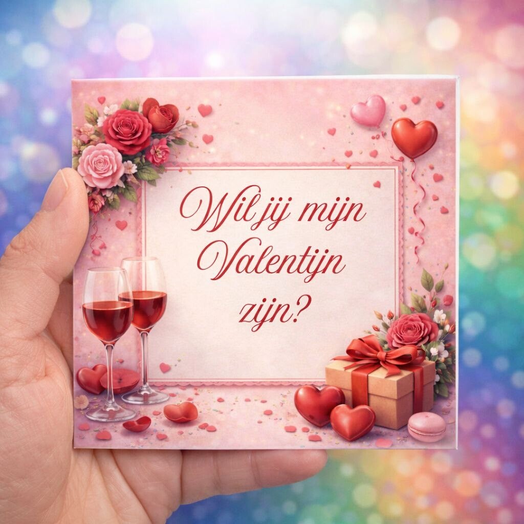 Tegeltje: wil jij mijn Valentijn zijn?