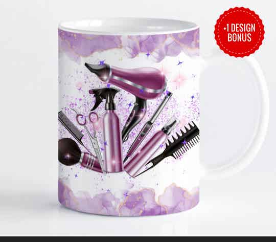 Mok voor kapper, kapsters