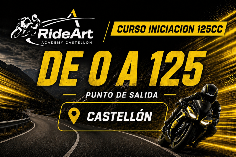 🏍️ Nivel Iniciación: 125cc  /  🗓️ Domingo 24 Mayo 🕒 8:00h 📍Castellón / Plazas max. 6