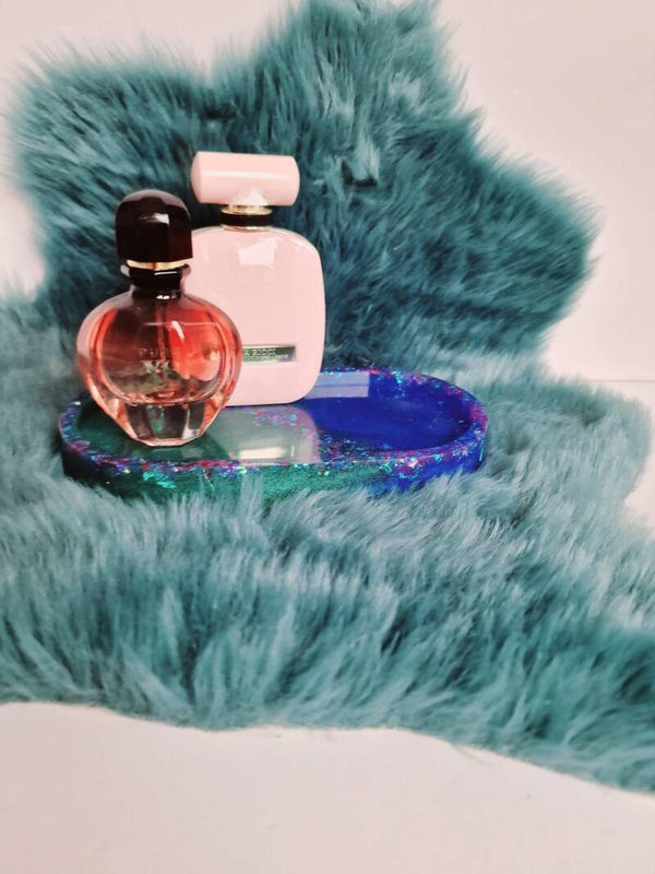 E-30 Jewelry tray blue/green