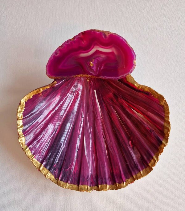 S-47 Rose-white +colored agate