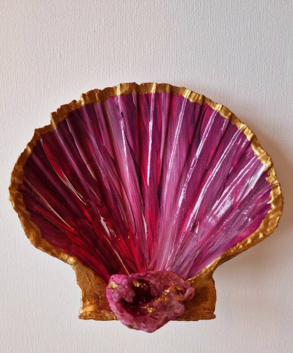S-50 Roze/white +colored agate 2