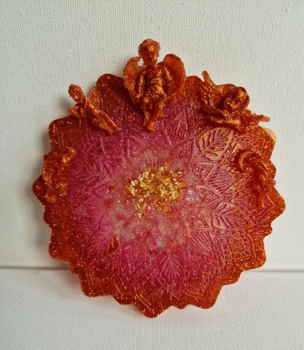 E-39 Epoxy gold 3 angels small