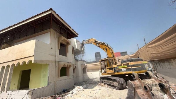 Villa demolition in Dubai