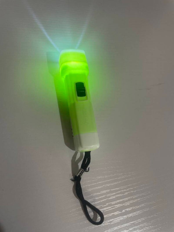 Mini lampe de poche verte