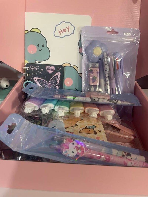 Boîte cadeau papeterie