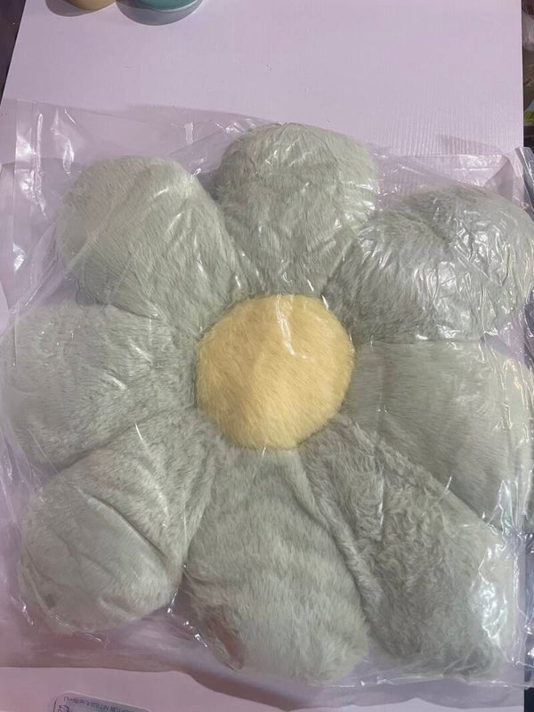 Coussin marguerite vert