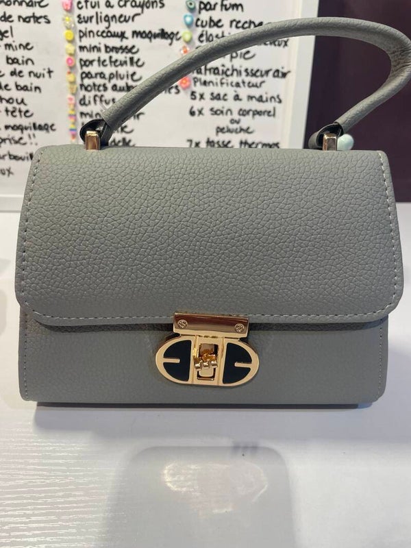 Sac à mains gris