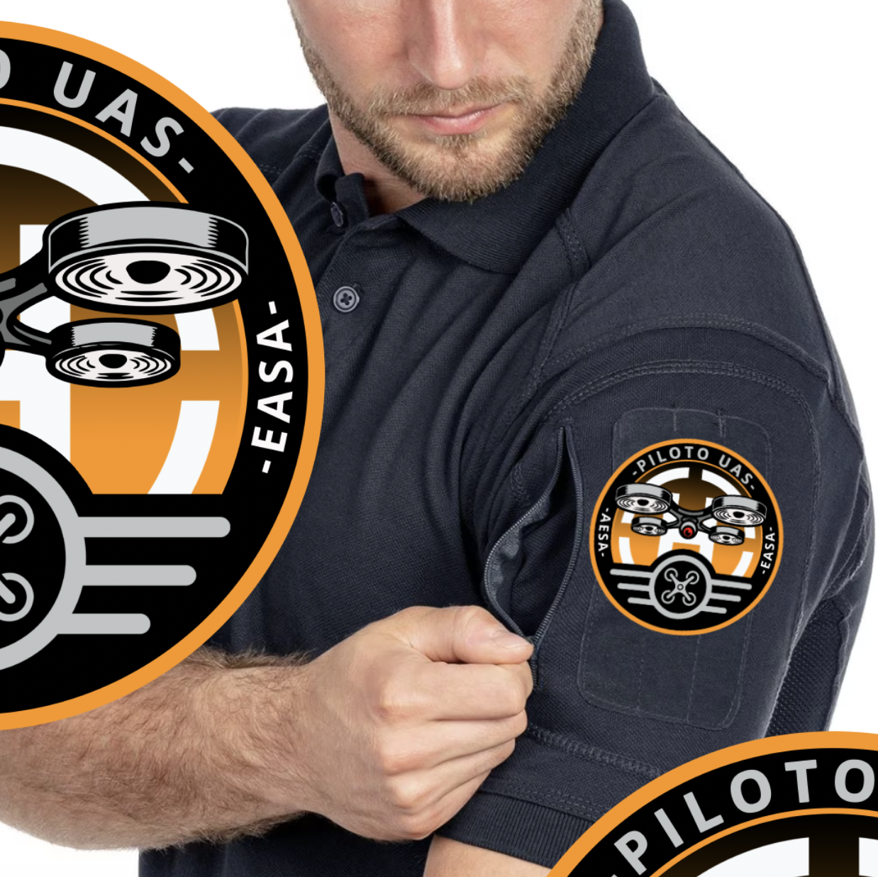 Parche UAS NARANJA