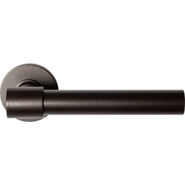 GPF - Deurkrukken op rond rozet - donker bruin