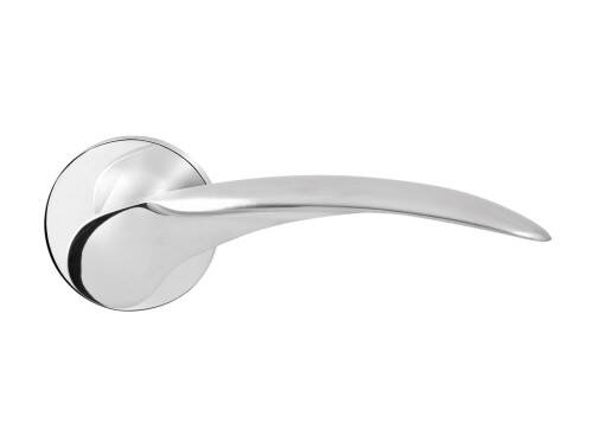 GPF - Deurkrukken op rozet - RVS gepolijst + TVS geborsteld